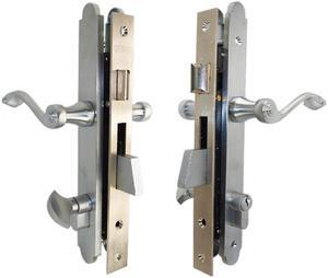 Marks Thinline Slim Line, 2750B/26D, Satin Chrome, Left Hand Mortise Lever Entry, Lockset, Lock Set, Single Cylinder