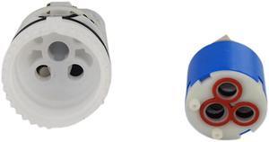 Genuine OEM Gerber 97-013 92-298 Hardwater Replacement Shower Ceramic Disc Cartridge With Temperature Limit Stop Pressure Balance Cartridge For 49-600/800