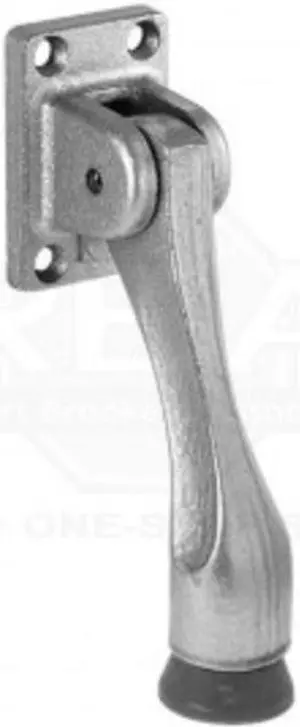 Ives FS544SP28 Satin Aluminum 4" Kick Down Door Holder Stop Cast Of Durable Iron