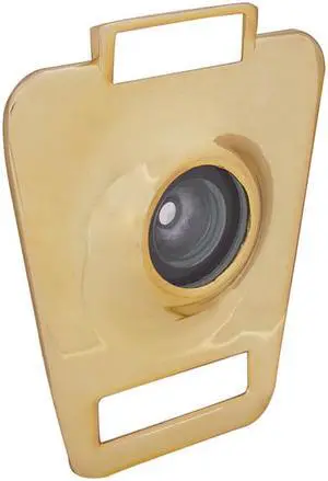 Tuff Stuff Ferum 90, 902 Polished Brass US3 Keystone Door Viewer