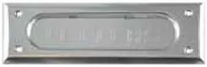 Ultra Hardware, 67040, Anodized Aluminum, Aluminum Push-In Spring Loaded Flap, Letter Slot