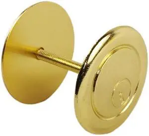 Progressive 195BP Brass Plated Die Cast Dummy Rim Cylinder 1-3/4" Diameter