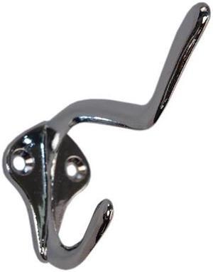 Tuff Stuff 73025 Chrome Coat And Hat Hook With Mounting Screws