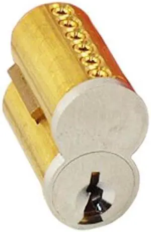Maxtech IC0626A Satin Chrome Mortise Interchangeable Small Format 6 Pin IC Core
