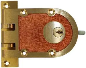 Segal 687 Solid Bronze Jimmy Proof Deadlock Double Cylinder Lock Set, Commercial Grade Locksmith Quality, Bronze (US10)