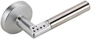 Mul-T-Lock LCK-CODE-IT-U4RH-26 Satin Chrome Right Hand Code-It Dual Mode Digital Lever With 2-3/4" Backset