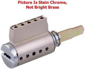 Mul-T-Lock KIKARM-05-206 Bright Brass Key In Knobe And Lever Replacement With Tail Piece For Arrow M Series Cylinder With High Security Interactive + Keyway
