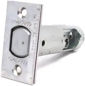 Medeco 11-0A1912-626 Satin Chrome 26D Standard Replacement Bolt Mechanism With 2-3/8" Backset And 1-1/8" x 2-1/4" Face Plate