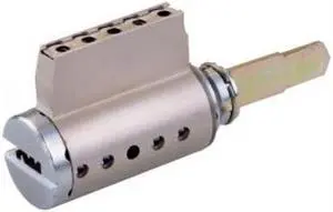 Mul-T-Lock KIKARM-26-206 Satin Chrome Key In Knobe And Lever Replacement With Tail Piece For Arrow M Series Cylinder With High Security Interactive + Keyway