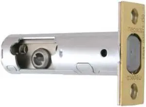 Medeco 11-0A1922-605 Bright Brass 605 Standard Replacement Bolt Mechanism With 2-3/4" Backset And 1-1/8" x 2-1/4" Face Plate