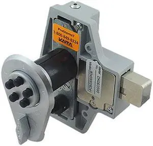 Simplex 904-1-26D Satin Chrome US26D Heavy Duty Mechanical Pushbutton Combination Lock With 1" Deadbolt And Flat Strike (No Key)
