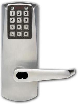 Simplex P2031BLL-626 Satin Chrome US26D Grade 1 Power Plex Self-Powered Green Electronic Cylindrical Lock With 1/2" Throw And 2-3/4" Backset For Best SFIC Key Override (Core Sold Separately)