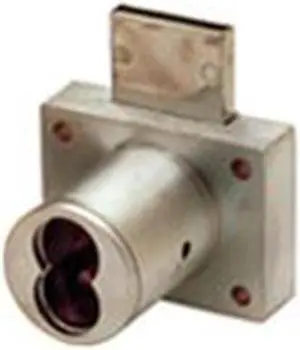 Olympus 721DW-26D (Like Best 3L) Satin Chrome US26D Cabinet Deadbolt Drawer Lock For Best compatible 6 or 7 Pin SFIC Cores (Core Sold Seperately)