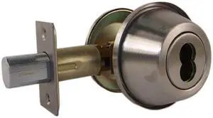 Trans Atlantic DL-DB251IC-US32D Stainless Steel US32D Interchangeable Core Single Cylinder Deadbolt (Core Sold Seperately)