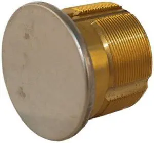 Maxtech B118DC-26D Satin Chrome US26D Solid Brass Replacement 1-1/8" Dummy Mortise Cylinder Lock