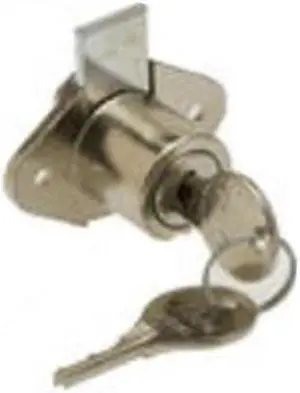 Ilco 1703-81 Satin Cadmium 1-1/8" Mail And Letter Box Surface Mounted Vertical Deadbolt Lock