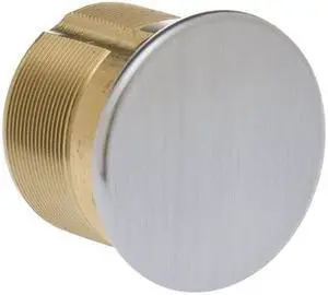Ilco 7200DC-26D Satin Chrome US26D Solid Brass Replacement 1-1/4" Dummy Mortise Cylinder Lock