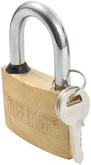 Tuff Stuff 3250 2-1/2" Solid Brass Body Padlock