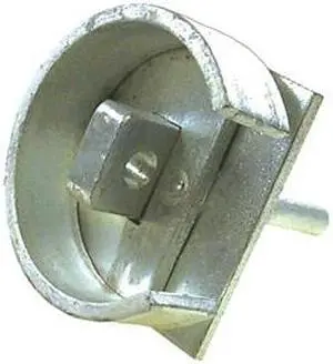Tuff Stuff, W1206, (Like Wilson 1206) Shackless Padlock Security With Protective Piece Around The Lock Gate Locking Pin Set For 2010 American Lock A2000 Hockey Puck Lock