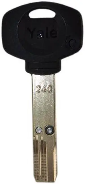 Mul-T-Lock MTKEY-MS Black Nylon Head Universal High Security Key With Silver Magnet For 240S, 248S, 264S, And 206S Keyways