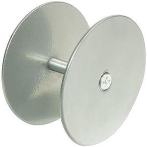 Tuff Stuff 2-5/8 inch Diameter Dummy Cylinder Door Hole Cover Plate Prime Coated