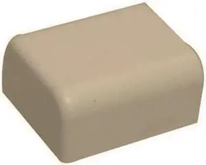 Premiere Raceway Wire Hider FEC-71424 1/2" Beige End Cap For Molding Self Adhesive