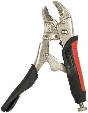 Tuff Stuff 53441 5" Curved Jaw Locking Pliers With Double Grip Handle