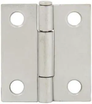 Tuff Stuff 86715DC Dull Chrome 1-1/2" Loose Pin Utility Hinge With Screws (1 Hinge)