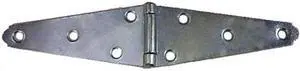 Tuff Stuff 86364 Zinc Plated 4" Standard Duty Strap Hinges With Screws (1 Pair)