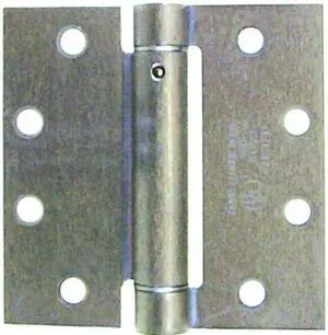 Tuff Stuff 86521 Prime Coated 4-1/2" x 4-1/2" Trim Style Adjustable Template Spring Hinge With Machine And Wood Screws (1 Hinge Per Box)