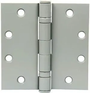 Tuff Stuff 86451 Prime Coated 4-1/2" x 4-1/2" Ball Bearing Template Hinges With Machine And Wood Screws (1-1/2 Pairs)