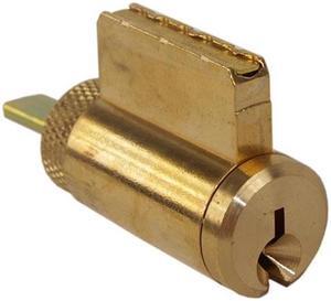 Maxtech 80213 Brass US3 Key In Knob Or Deadbolt Cylinder Schlage And Arrow Type Plug For Knob And Lever Replacement With Sclage SC1 Keyway