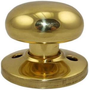 Marks A9223-3-M Bright Brass US3 Interior Mushroom Knob / Rose Assembly For The Marks 22 Series (Interior Side Only)