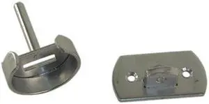 Maxtech MASPH (Like Wilson 1206) Shackless Padlock Security Hasp With Protective Piece Around The Lock Gate Locking Pin Set For 2010 American Lock A2000 Hockey Puck Padlock