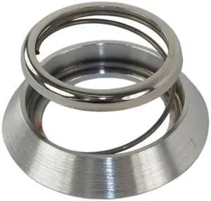 Em-D-Kay WSC2 Satin Chrome Cylinder Collar With Spring And Washer For Most Cylinders