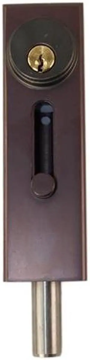 Progressive Hardware R1000 DU Duranodic Drop Bolt Lock for Revolving Doors and Other Applications