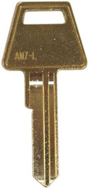 Jet AM7L 6 Pin Long Style Key Blank For American Lock Junkunc PTKB-2 Keyway