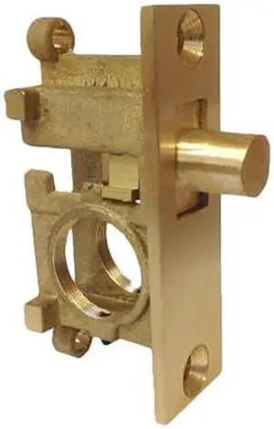 Progressive Hardware IT-20RD Glass Door Lock With Round Bolt