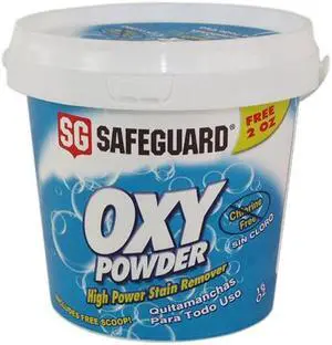 Safeguard 744 Oxy Powder 16oz High Power Stain Remover (With Scoop)