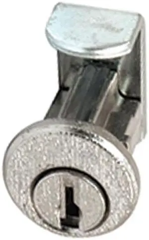 CompX C8719 Bright Nickel US14 Mailbox Lock With Clip Replaces Miami-Carey Style Locks