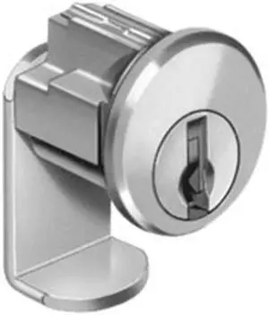 CompX C8722 Bright Nickel US14 Mailbox Lock With Clip Replaces Dura-Steel Style Locks