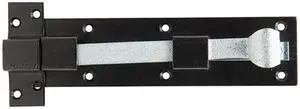 Tuff Stuff 19088 8" Heavy Duty Black Square Spring Bolt