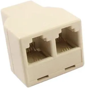 CONECT IT 20-523 2 Way Modular Phone In Line Cord Splitter