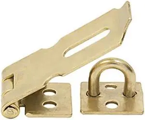 Tuff Stuff 34515 Brass Plated 1-1/2" Safety Hasp