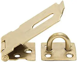 Tuff Stuff 34520 Brass Plated 2" Safety Hasp
