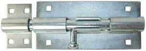 G-Force 43038 Zinc 8" Contractor Tough Padlockable Barrel Bolt