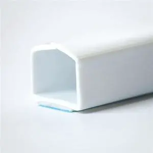 Wire Hider Premiere Raceway WireHider 4 Pieces FWH-11411 White 1/2" x 48" Base Molding Self Adhesive