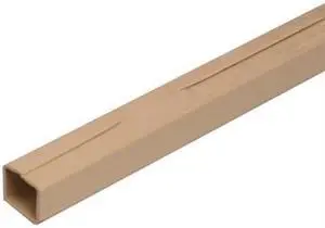 Wire Hider Premiere Raceway WireHider 4 Pieces FWH-11421 Beige 1/2" x 48" Base Molding Self Adhesive