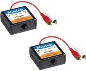 Muxlab Stereo Hi-Fi Balun 2PK 500028-2PK