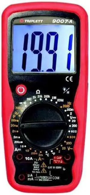 9007A TRIPLETT TEST EQUIPMENT &TOOLS MODEL 9007-A INDUSTRIAL DMM